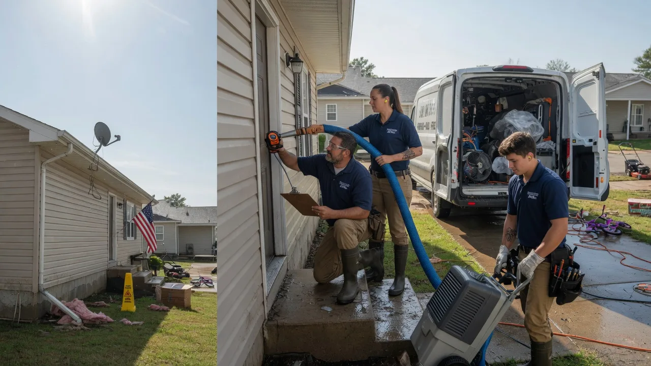 Ceiling Water Damage Restoration in Philo, IL near me